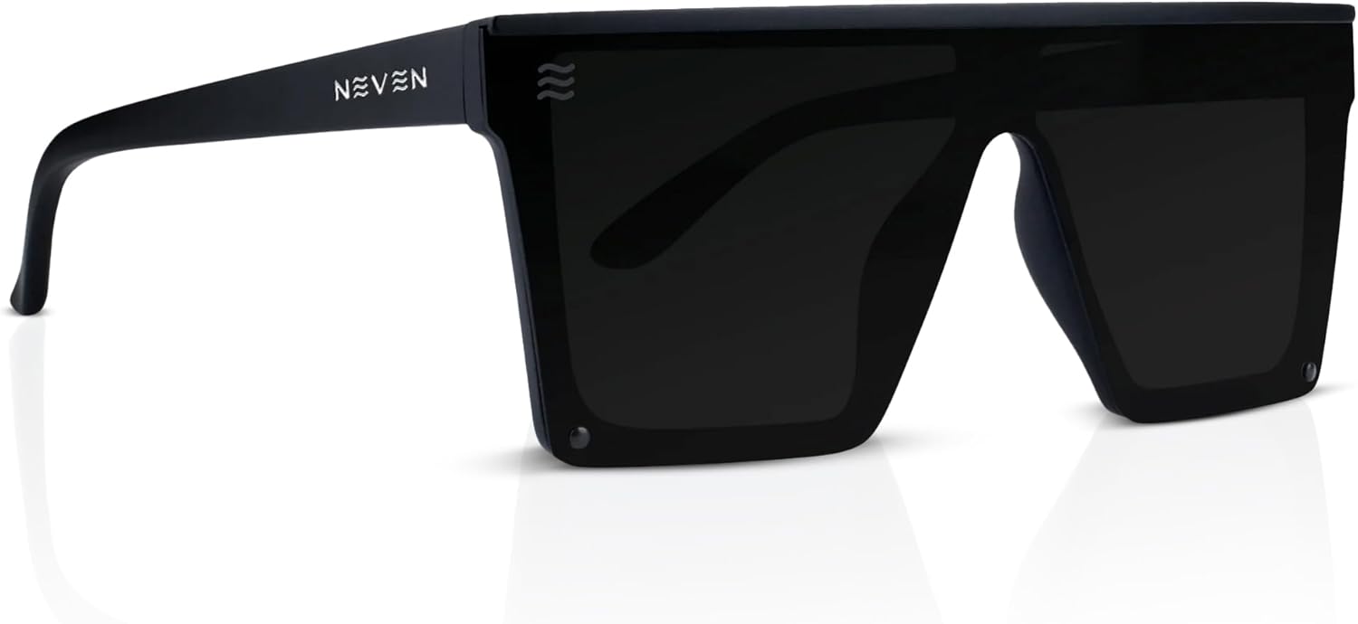 NEVEN LV TR90 Polarized Rectangular Sunglasses For Men & Women - UV 400 Sunglasses for Timeless Style