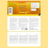 Nutravita Vitamin D3 3000iu & K2 100ug (MK7) – 120 Vitamin D3 K2 Vegetarian Capsules – Supports Normal Bones, Muscles, Teeth and Immune System – Cholecalciferol & Menaquinone-7 - Image 10