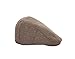 Bawnhaw Kids Tweed Newsboy Cap for Boys Toddler, 20s Flat Beret for Little Gentlemen Pageboy Fedora Cabbie Herringbone Hat Coffee