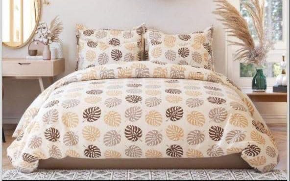 Image of Castiqa Cotton Feels All Over Elastic Fitted Bedsheet Set Perfect Upto 10inch Mattress with 2 Matching Pillow Covers Size-18x28inch (King Size 72x78, Light Stripes)