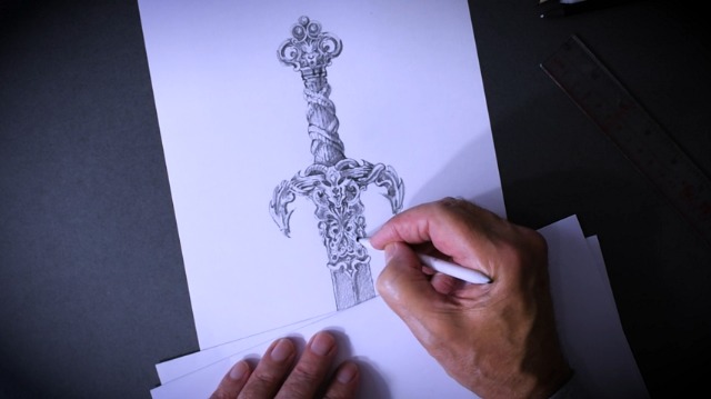 Set Disegno 40 Pezzi Castle Art - Matite, Carboncini E Accessori Per Artisti, Con Custodia - Foto 5