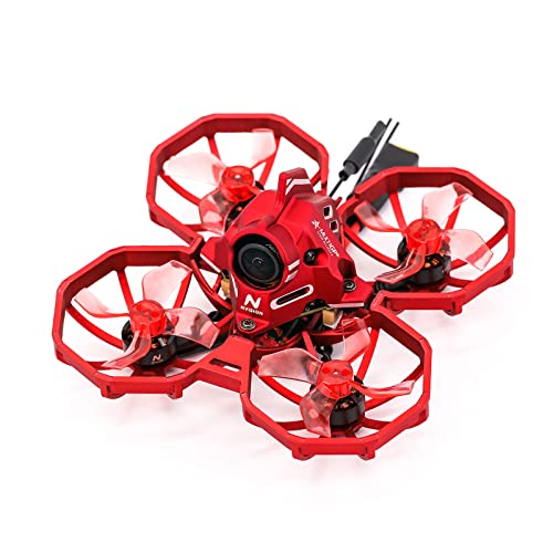 TCMMRC Drone-Junior Racer 75 RC Drone with CADDX Eos2 Camera, F4-12A AIO FC, for Students and FPV Pilots – Red