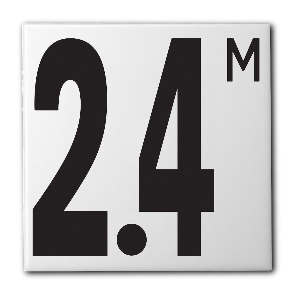 Ceramic Swimming Pool Waterline Depth Marker 