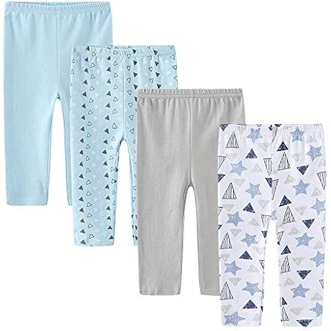 Chamie Unisex Newborn Baby Organic Cotton Printing Pants for 0-24 Months Boys and Girls Cover
