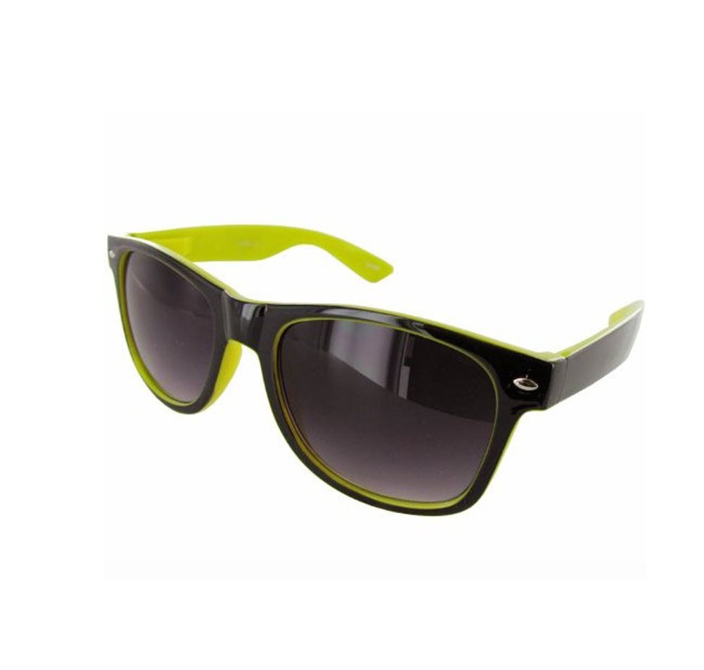 Style Sunglasses, Black-Yellow/Grey