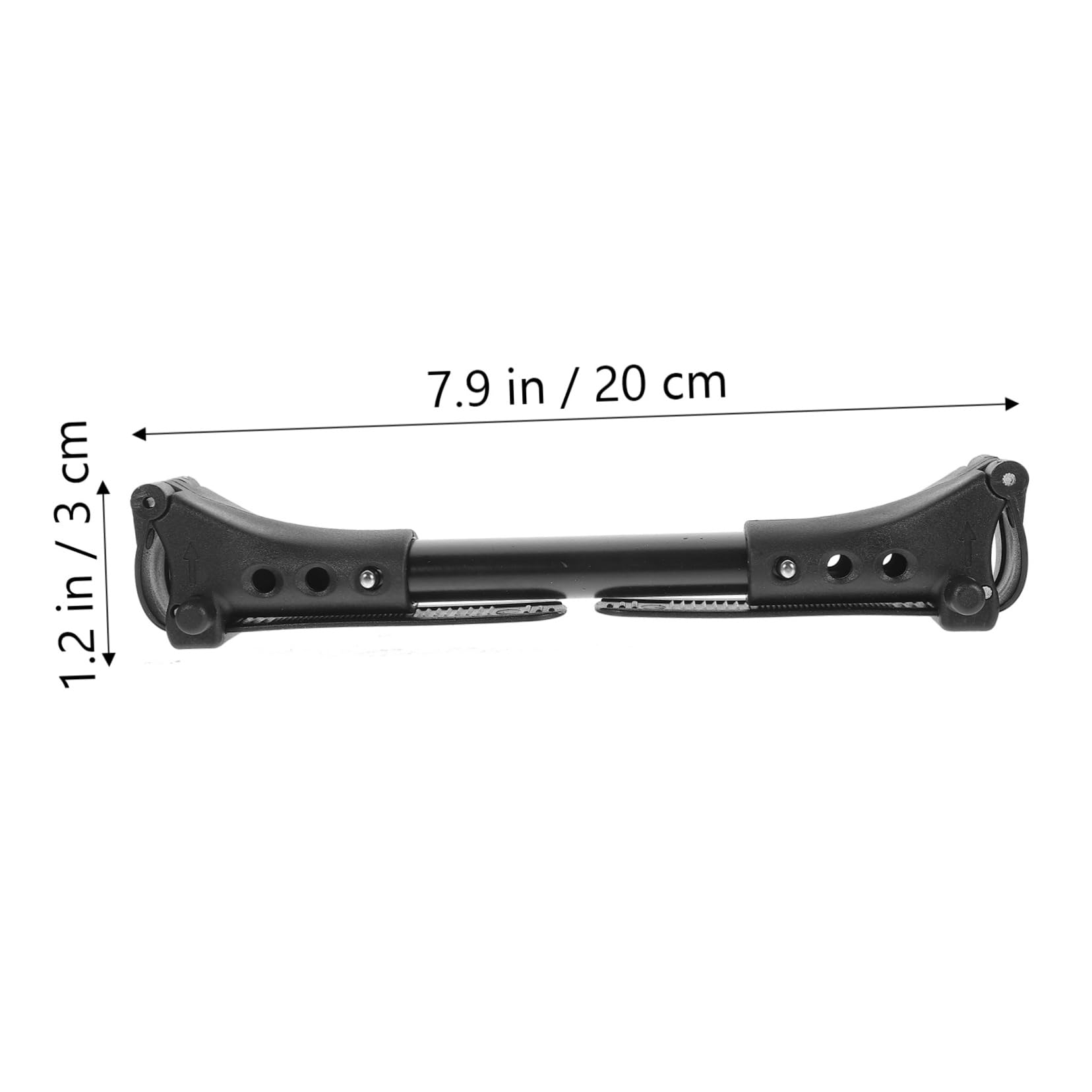 Conectores para Cochecito Gemelo de Aluminio Ligero y Longitud Ajustable, Pack de 3 Piezas para Unir Carritos de Ñiño en Parques Temáticos y Viajes