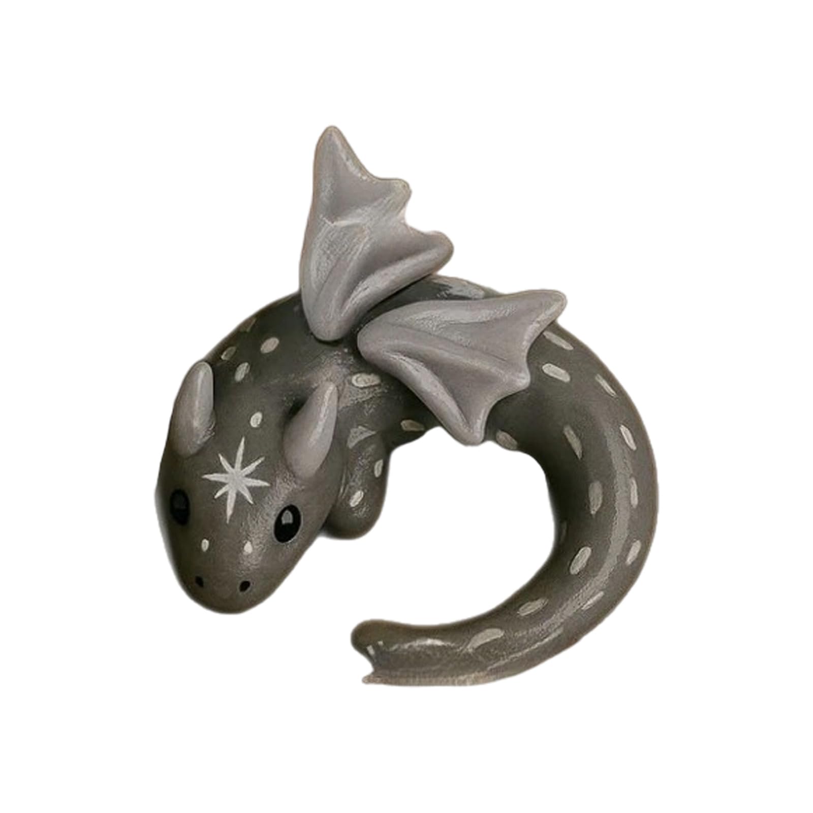 OSNIYAW Miniature Dragon Figurine Emotion Gift with Motivational Note Hugging Resin Dragon Toy for Kid Birthday Animal Emotion Animal Gifts