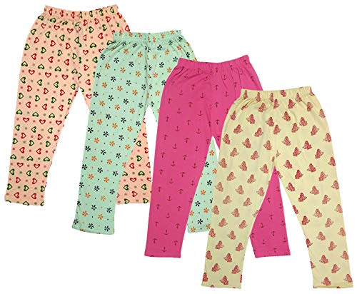 Image of indi weaves Girls Super Soft Cotton Solid Capri Pants Pack of 2