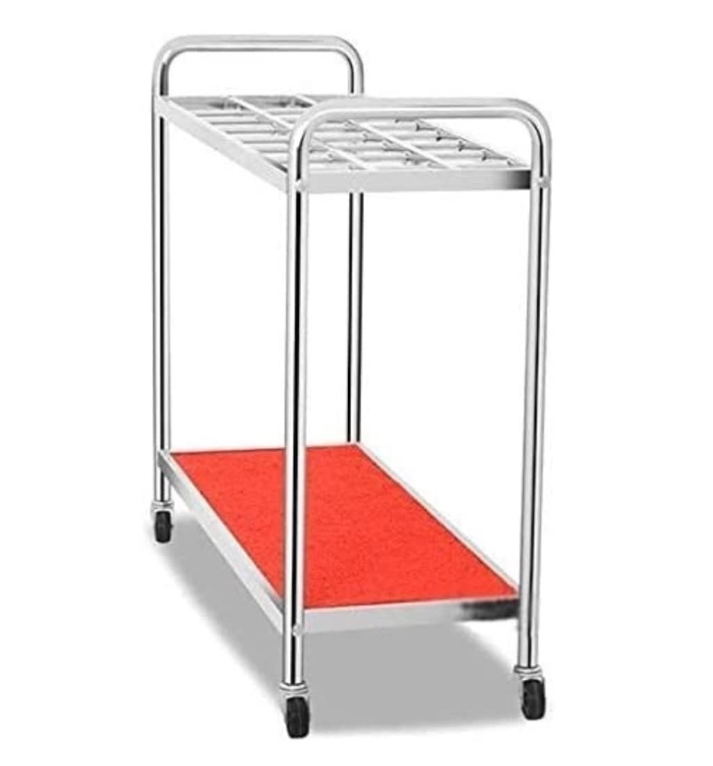 XDLEDMKIZ Umbrella Holder Umbrella Rack Indoor Stainless Steel Umbrella Stand with Universal Wheel Umbrella Holder Floor Stand Umbrella Rack for Hotel Lobby Umbrella Stand Rack Umbrella Holder Stand
