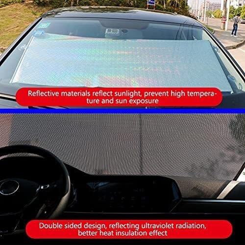Tendine Parasole Auto Copertura parasole retrattile automatica nera per interni autovetture con protezione UV Tenda parasole