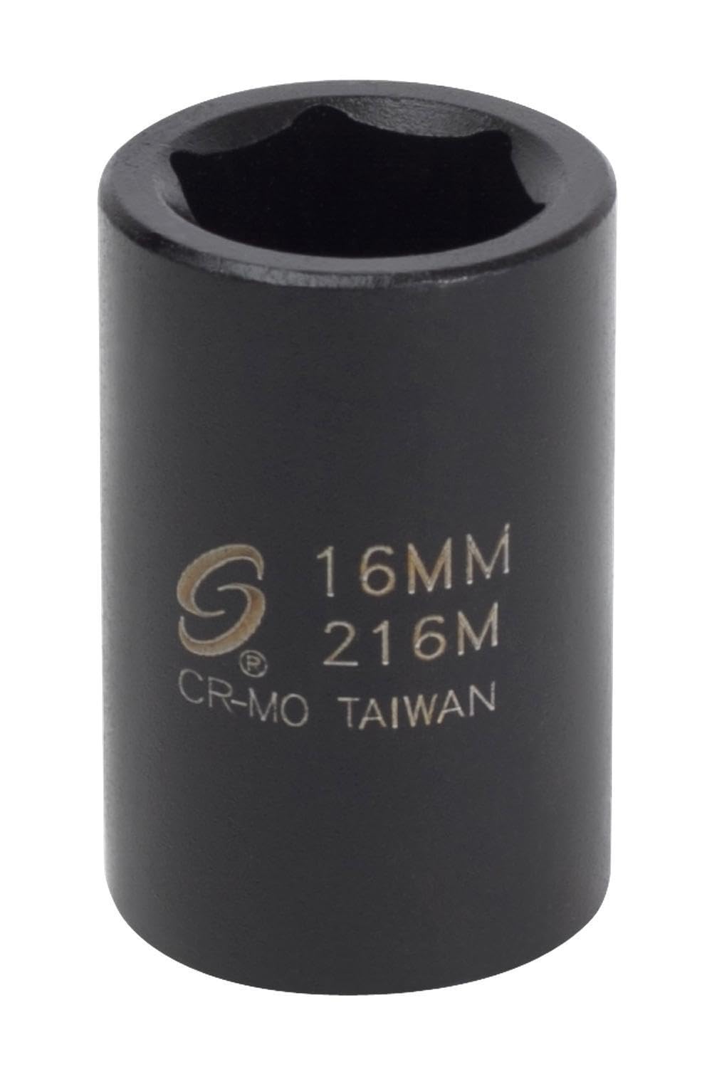 Sunex 216m 1/2-Inch Drive 16-mm Impact Socket