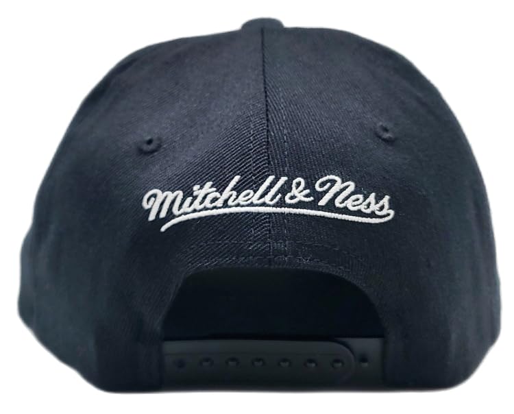 Mitchell & Ness Gorra Snapback Negra Azul miniatura 6