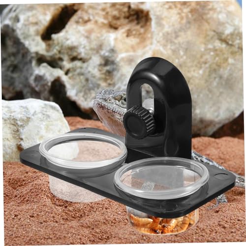 MERRYHAPY 2 Stücke Schildkröte Reptil Schüssel Lebensmittel Wasser Feeder Bowl Für Leopard Gecko Tanks