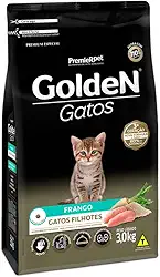 Ração Golden Gatos Filhotes Sabor Frango - 3kg Premier Pet