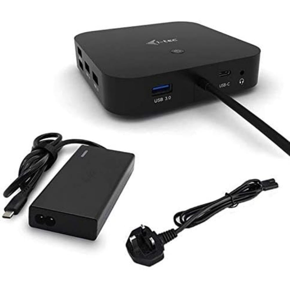 i-tec USB-C Dockingstation 2x4K mit 65W Power Delivery - 2X DisplayPort 1x USB-C 3X USB 3.0 2X USB 2.0 1x GLAN 1x Audio/Mikrofon