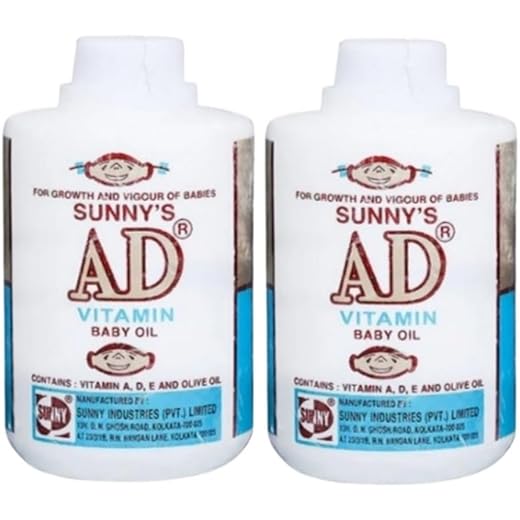 ABC Baby Oil 340ml - Pack of 2