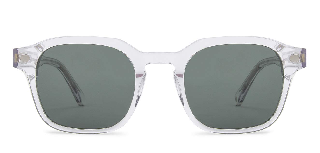 John Jacobs|Uv Protection Polarized Sunglasses For Men & Women | Full Rim Square JJ S13082-C1 Large