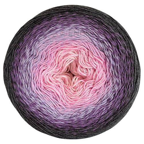 Yarn Art YarnArt Flowers Yarn 55% Cotton 45% Acrylic 250gr 1094yds Multicolor Cotton Yarn Rainbow Crochet Yarn Spring Summer - 1 Fine Sport Skein (276)