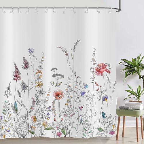 ASDCXZ Flower Shower Curtain 180x180 cm - Image 3