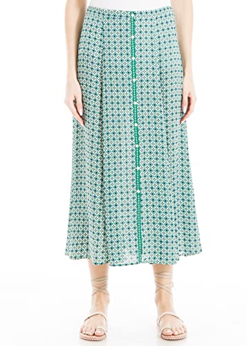Max Studio Women's Maxi Skirt with Buttons