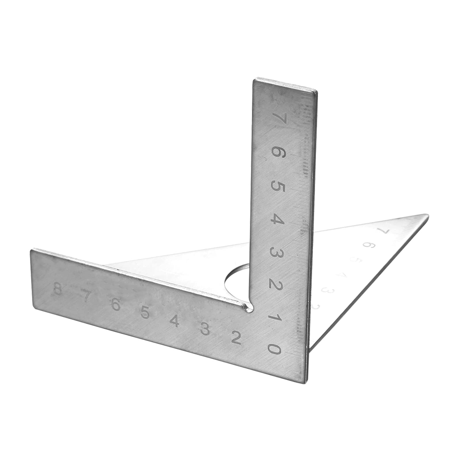 Woodworking Triangular Ruler Multi-functional Carpenter's Rule 45° 90° Angle Square Angle Rule Mark Scraper Carpenter's Marking Tool Three Edged