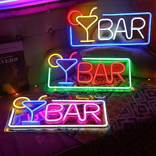 Image of VNDRA Neon Sign Premium Acrylic & Bar decoration Led Signs, Neon Bar Signs for Home, Pub, Party Wall Decor & Home Restaurants LED, shops club. (PURPLE)