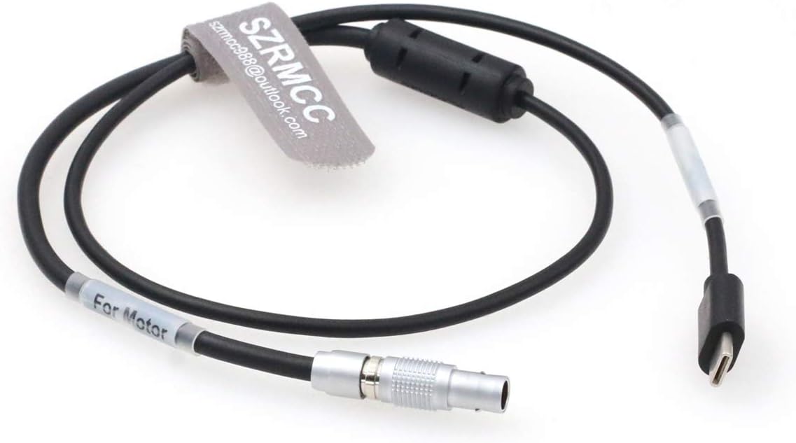 SZRMCC Tilta Nucleus-M Motor Run Stop Cable 7 Pin Male to USB C Type-C for Nikon Z6 Z7 Canon R5 R6 C70 Blackmagic Pocket 6K 4K Camera