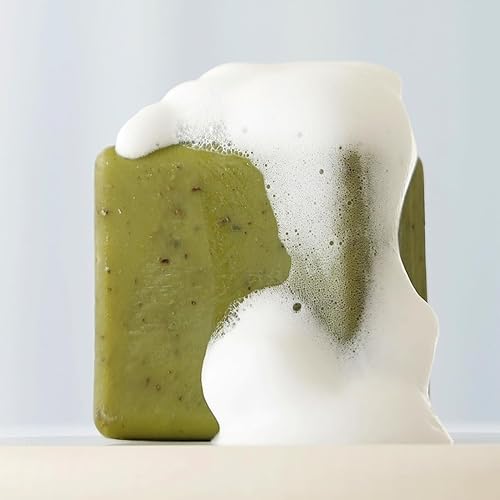 Miniatura 4 de Barra de champú purificadora de cuero cabelludo de romero y árbol de té con queratina, pantenol, biotina y aceite de argán (5.2 onzas)  Barra de