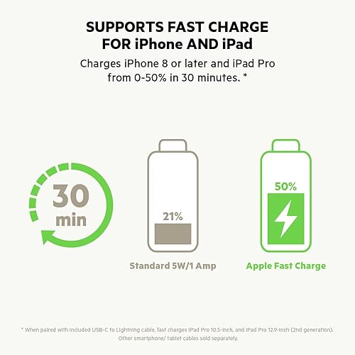 Miniatura 3 de Belkin Cargador rápido USB-C para automóvil de 20 W-negro (cargador rápido para iPhone compatible con iPhone 12 Pro Max/12/12 Pro/ 12 Mini, Samsung