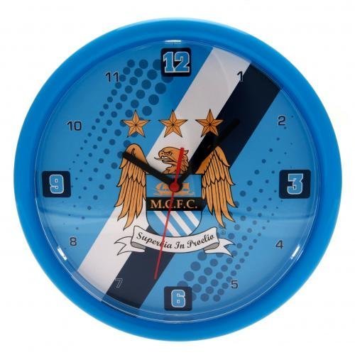 Wall Clock - Manchester City F.C (ST) by Footie Gifts
