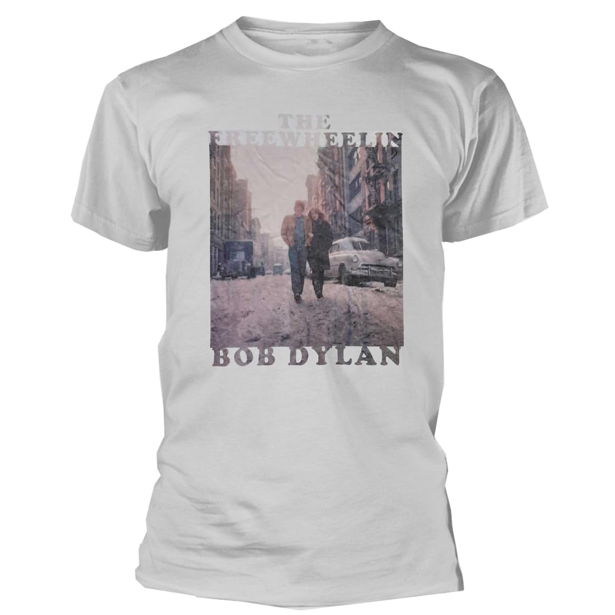 Bob Dylan DYLTS17MW05 T-Shirt, White, XX-Large