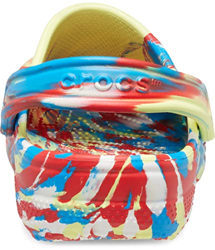 Image of Crocs Unisex-Adult Classic Marble Clogs (Multicolor)