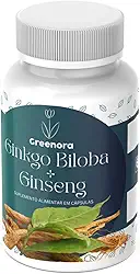 Gincko Biloba + Ginseng 60 Cápsulas Greenora (1 Unidade)