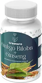 Gincko Biloba + Ginseng 60 Cápsulas Greenora (1 Unidade)