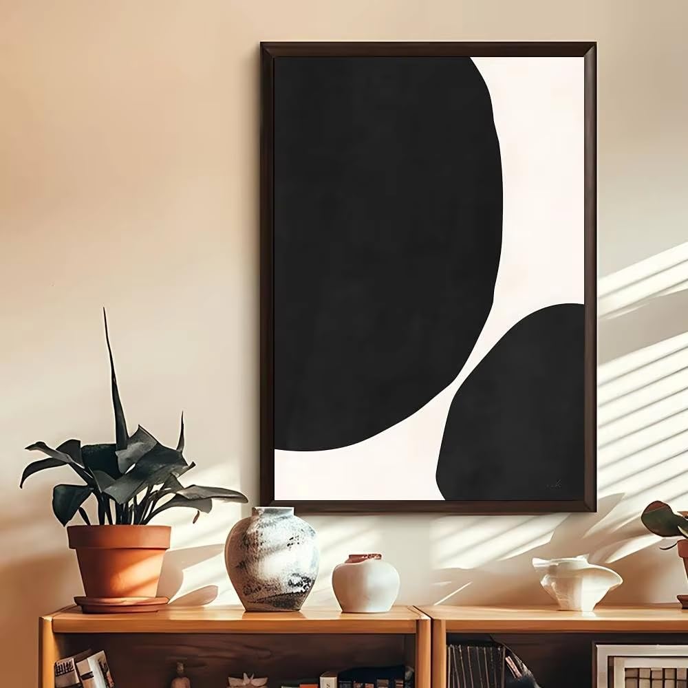DFZEWKI Abstract Minimal Art Line Club Bar Paper Vintage Posters Wall Art Painting Bedroom(30x40cm(12x16in)/No frame)