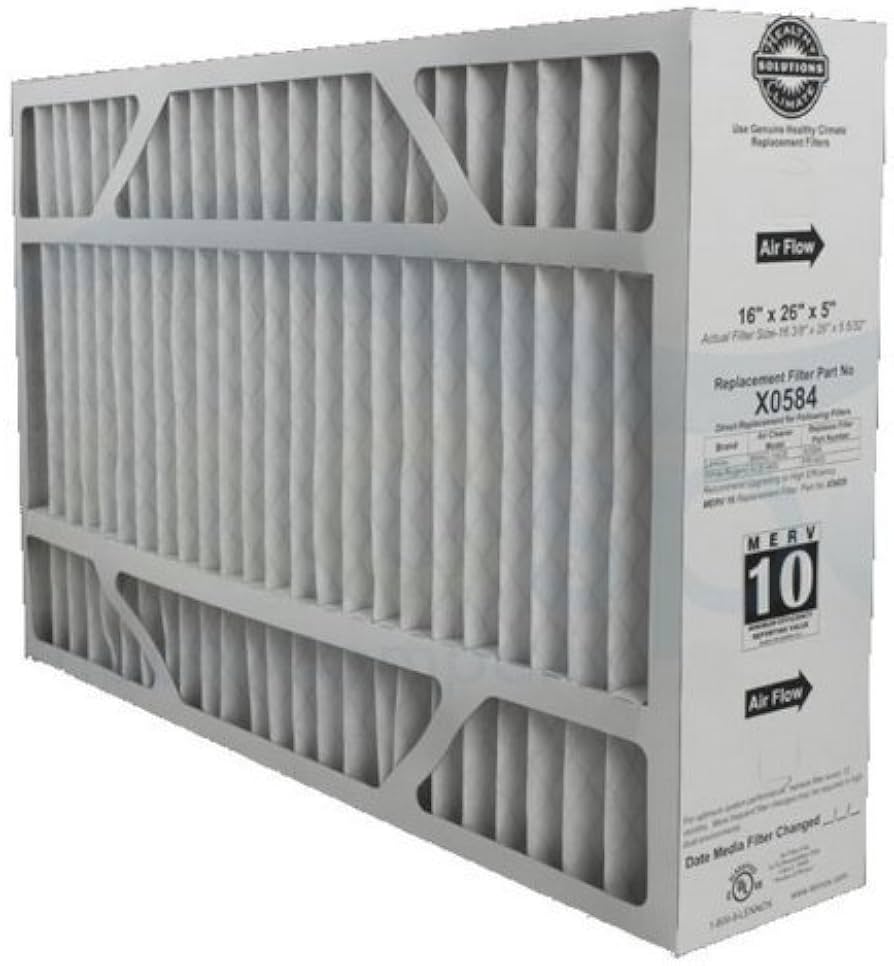 Lennox X0584 MERV 11 Furnace Filter - 16x26x5 : Amazon.ca: Home