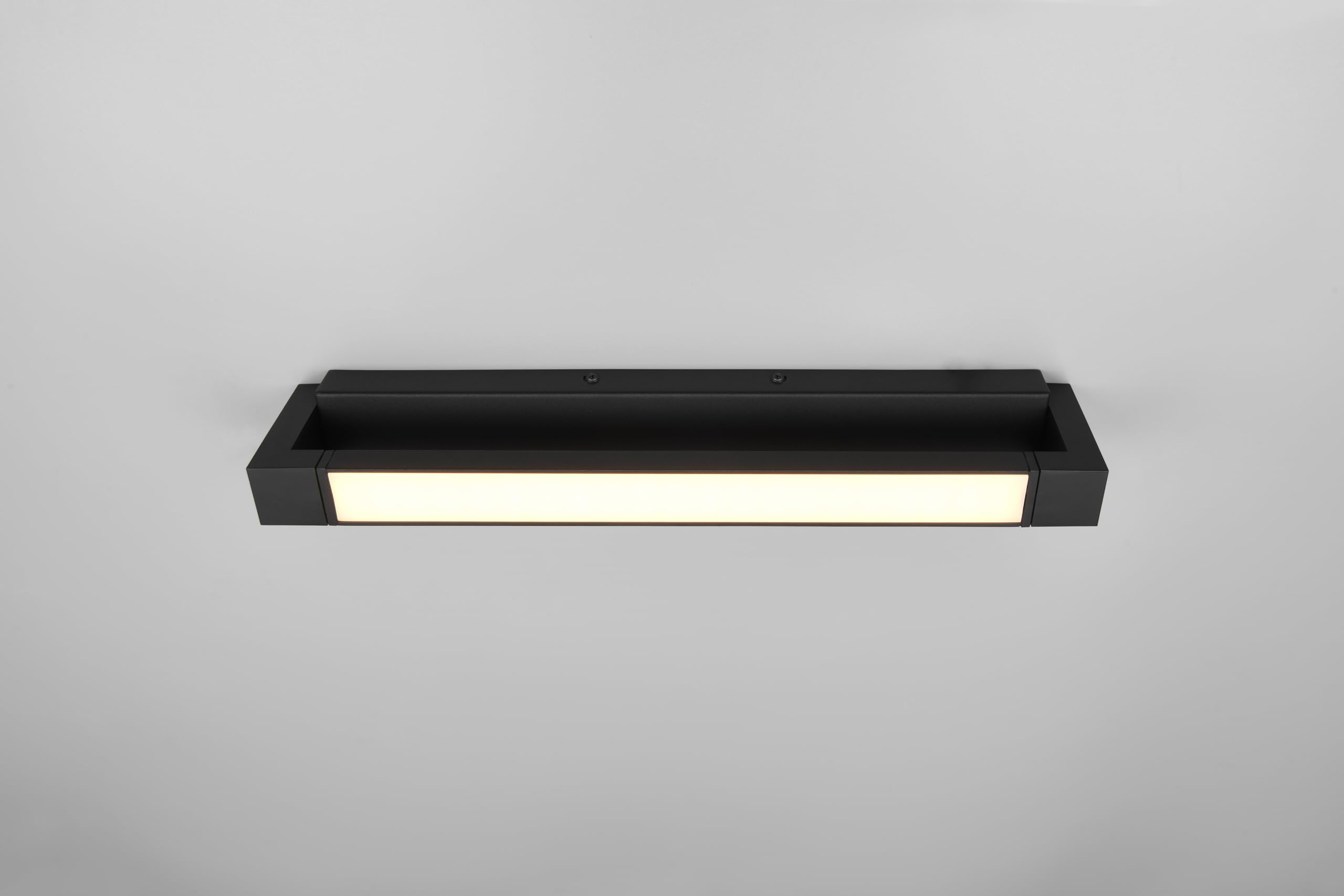 Trio Leuchten FABRIZIO LED Applique de salle de bain 9W Aluminium Noir mat Dimmable Couleur réglable