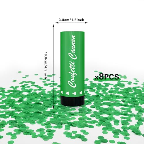 Image of Party Confetti for Wedding Birthday Graduation Baby Shower Anniversary Christmas New Year's Kids Fun Party Supplies Decorations and Favors (Green)