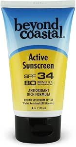 Beyond Coastal Active SPF 34 Sunscreen