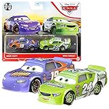 namen van de disney cars auto's  Mattel Auswahl Doppelpack  Disney Cars  Fahrzeug Modelle  Die Cast 1:55, Disney Cars Doppelpacks:Bobby Swift & Brick Yardley