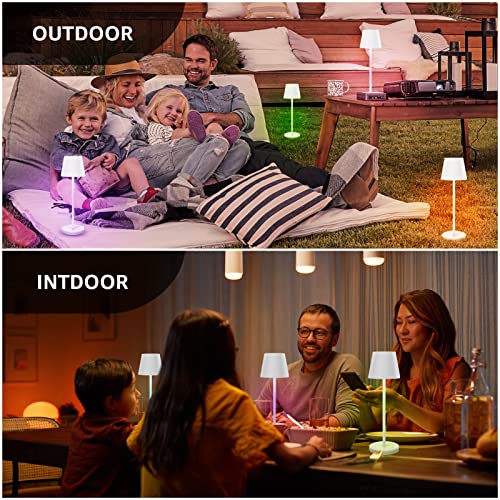 Uuffoo Lampada da tavolo ricaricabile da esterno