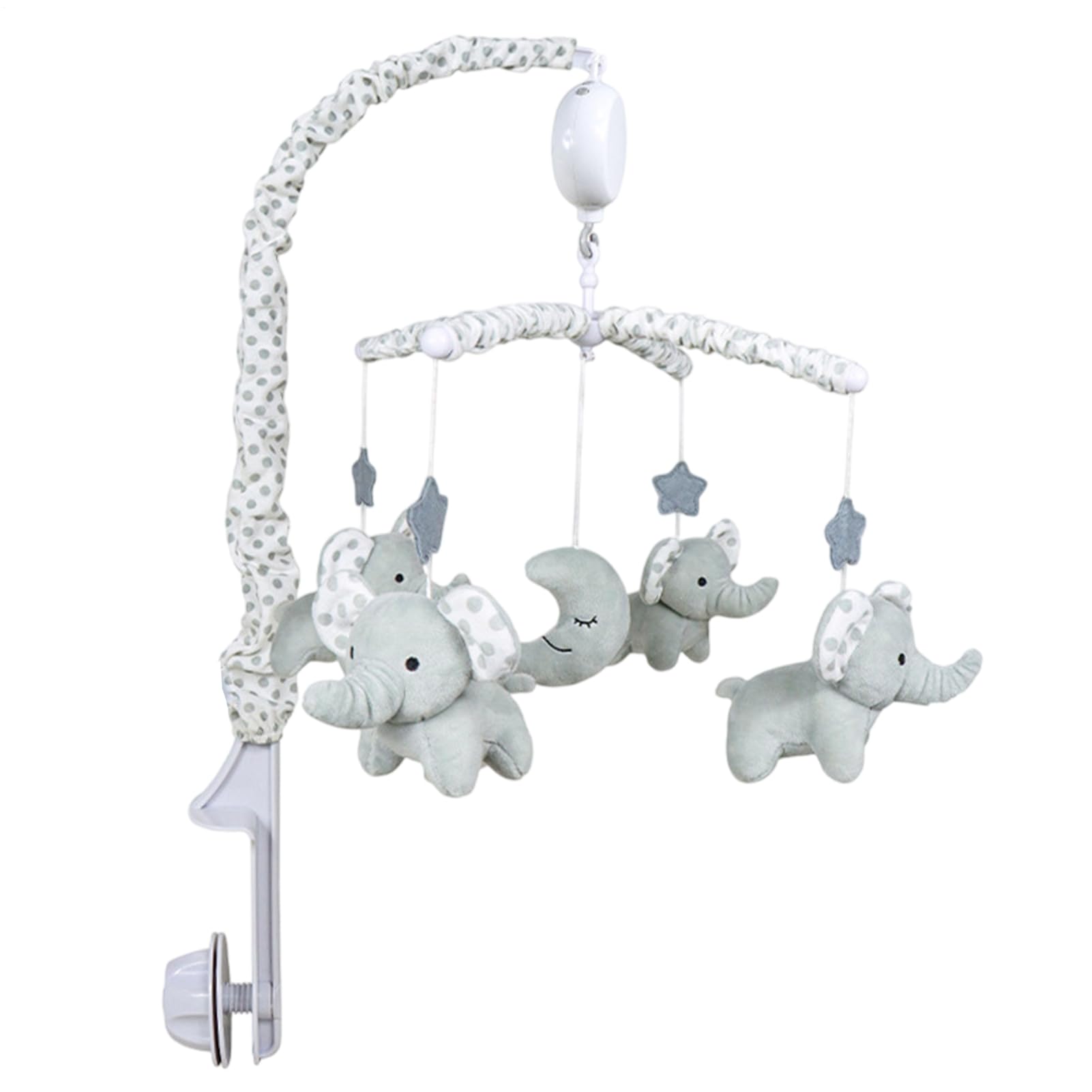 Bébé berceau mobile pour filles, bébé berceau musical mobile Cerceau de | Boîte à musique mobile à contraste à contraste à contraste incluse pour le lit de pépi