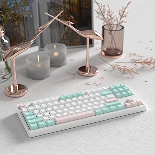Image of Vortex Multix Tkl Summer Mechanical Keyboard (Gateron Pro Brown Switches)|Hotswap|Screw-in Stabilizers|O-Ring Mounting Mechanism|Dampeners to Improve Sound and Feel|Doubleshot Pbt Keycaps,USB-A