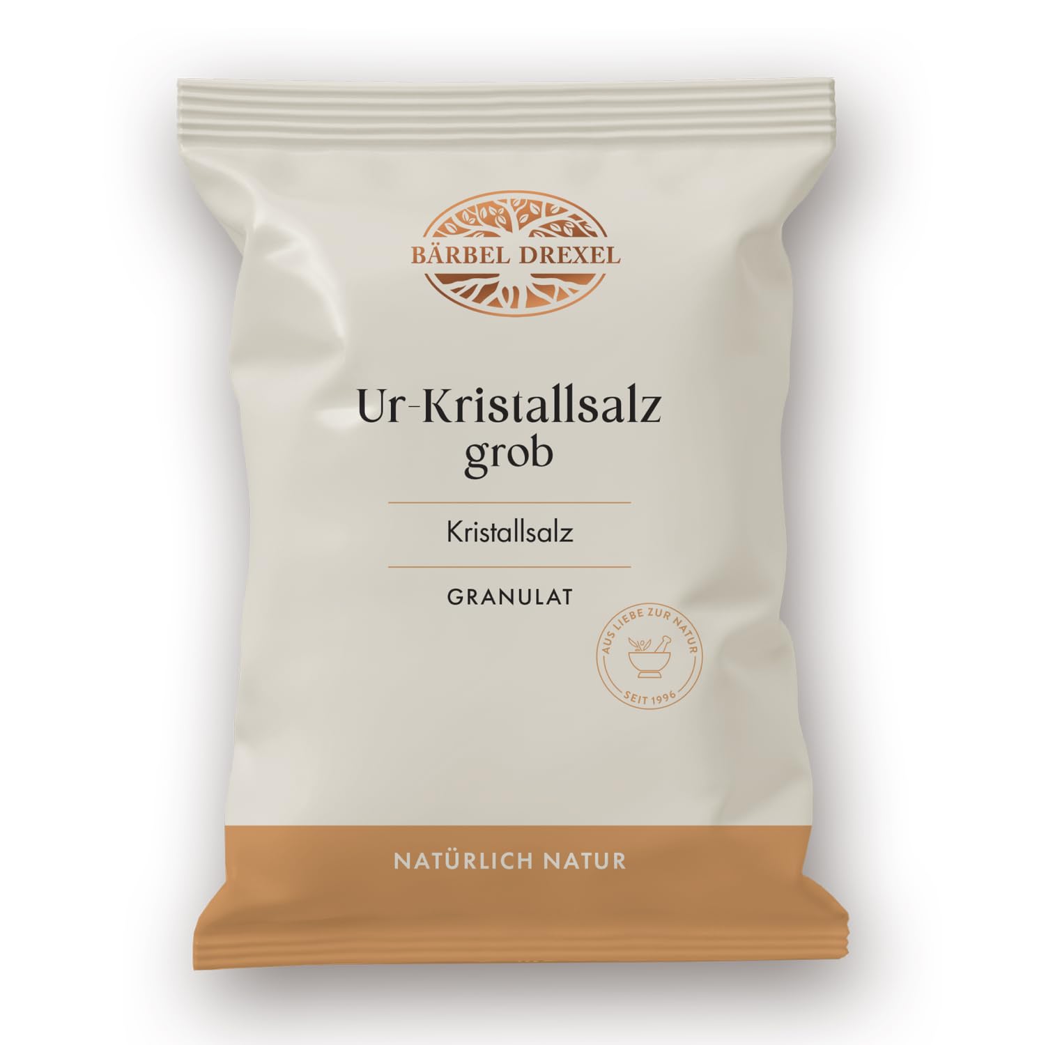 BÄRBEL DREXEL® Rosa Kristallsalz (Tiefebenen Rand Himalaya) Grob, Granulat, Mühlensalz, Natursalz (750g) 100% Veganes Speisesalz, Für Feinschmecker, Reines Steinsalz, Ur-Salz