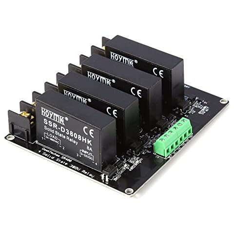 Walfront 380V 8A 4 Channel Relay Board Cover