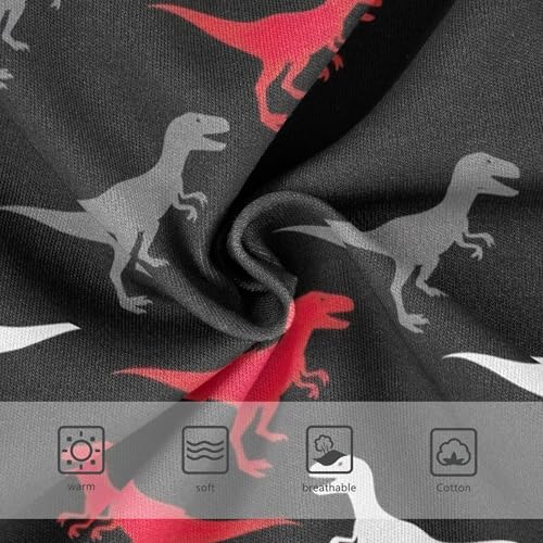 Toddlers Underwear Floral 2t Cotton Panties for Girl Animal Briefs Undies Kids Red Gray Dinosaur Black3