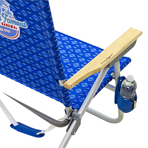 Tommy Bahama 4Position Easy Out Folding Beach Chair, 12.75" Seat