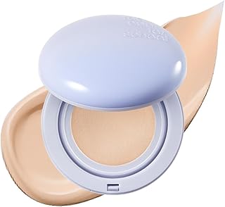 【too cool for school/トゥークールフォースクール】エアーフィットクッション Air Fit Cushion 12g + リフィル 12g / SPF50+ PA++++ / 低刺激ビーガンクッションファンデーションパクト (#2W ウォームアイボリー)