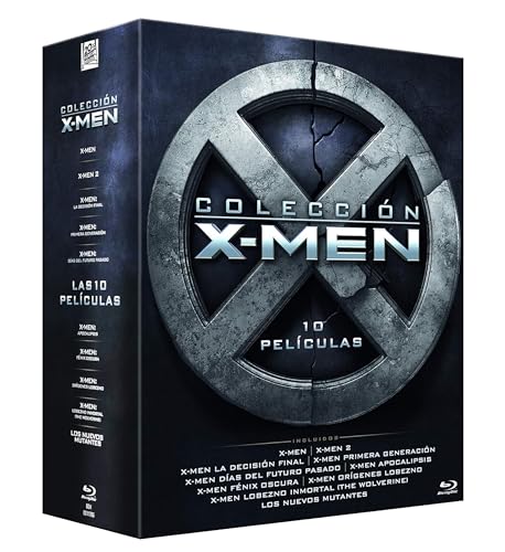 X-MEN Coleccion - Pack 10 (Blu-ray): X-Men/ X-Men 2/ La Decision Final/ Primera Generacion/ Dias del Futuro Pasado/ Apocalipsis/ Fenix Oscura/ ... Inmortal/ Los Nuevos Mutantes [Blu-ray]