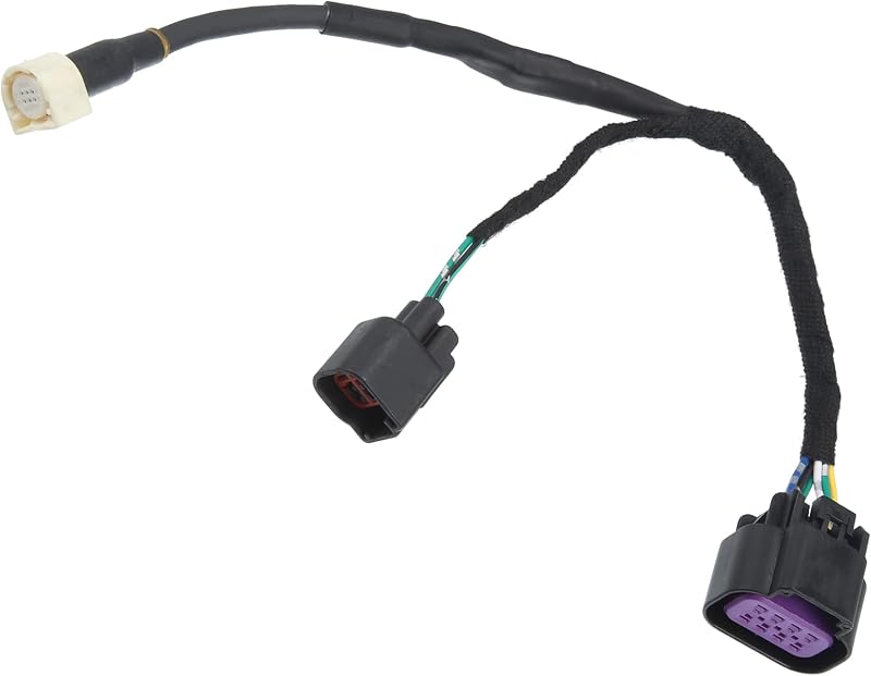 Chicote elétrico da câmera de ré X AUTOHAUX 68189124AC para Chrysler 200 e Ram 1500, 2500 e 3500 – 1 unidade